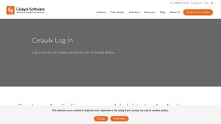 Celayix Log In - Celayix Software