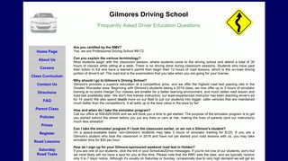 FAQ Gilmore's Holden and Shrewsbury, MA - Gilmore's Driving School
