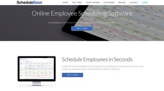 Online Employee Scheduling Software - ScheduleBase