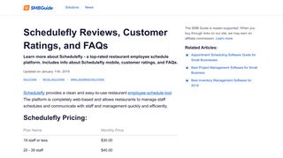 Schedulefly Reviews, Customer Ratings, and FAQs - The SMB Guide