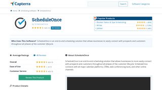 ScheduleOnce Reviews and Pricing - 2019 - Capterra