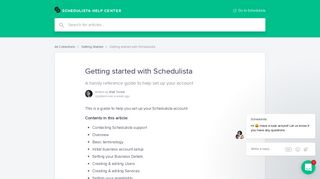 Getting started with Schedulista | Schedulista Help Center