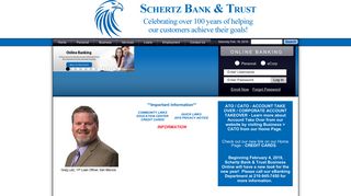 Welcome to Schertz Bank - Celebrating 100 Years!