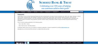 Employment - Schertz Bank