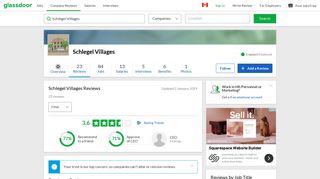 Schlegel Villages Reviews | Glassdoor.ca