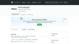 Schlumberger · GitHub