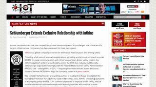 Schlumberger Extends Exclusive Relationship with inthinc