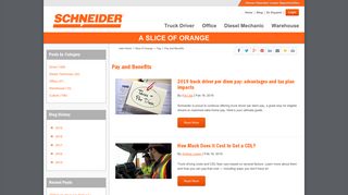 Pay and Benefits - Schneider Jobs