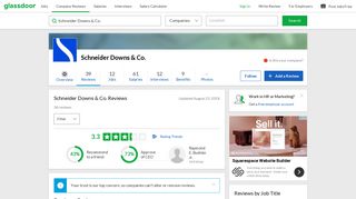 Schneider Downs & Co. Reviews | Glassdoor