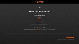 office, shop and warehouse - Schneider Compass - Driver Login