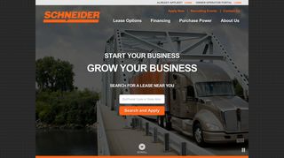 Owner-Operators and Fleet Owners Lease with Schneider, Hiring ...