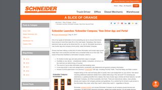 Schneider Launches 'Schneider Compass,' New Driver App and Portal