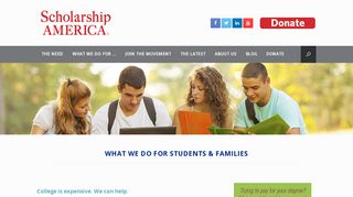 For Students | Scholarship America