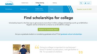 Scholarship Search - Find College Scholarships for Free | Sallie Mae