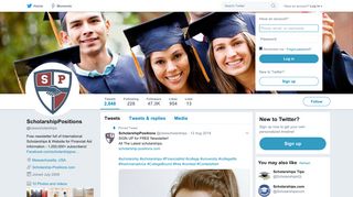 ScholarshipPositions (@newscholarships) | Twitter