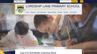 Log in to Scholastic Learning Zone | Lordship Lane Primary School