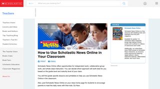 How to Use Scholastic News Online in Your Classroom | Scholastic.com
