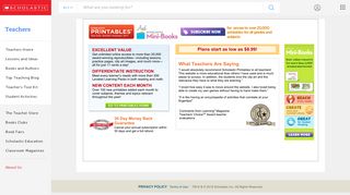 Scholastic Printables: Find It, Print It, Teach It | Scholastic.com