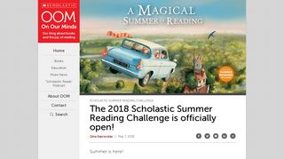 The 2018 Scholastic Summer Reading Challenge is officially open ...