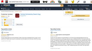 Amazon.com: Customer reviews: Scholly Scholarship Search App