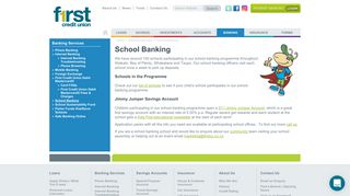 School Banking | First Credit Union
