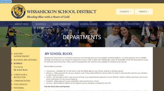 My School Bucks - Wissahickon School District