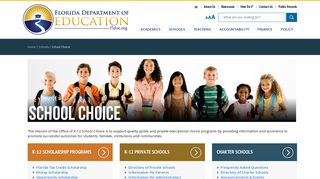 School Choice - Florida Department Of Education
