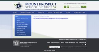 Science Assessment Login - Mount Prospect School District 57