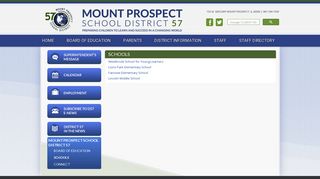 Schools - Mount Prospect School District 57