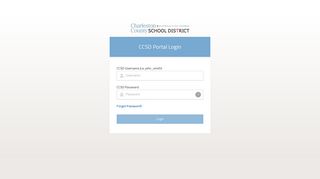 CCSD Portal Login - Charleston County School District