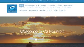 Oz Reunion - Australia's Original Internet Reunion Site