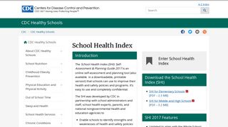 SHI | School Health Index | Healthy Schools | CDC