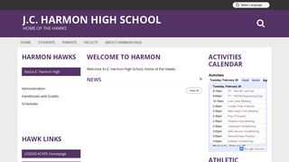 JC Harmon High School - School Loop