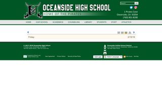 Oceanside High School: Welcome to OHS Athletics