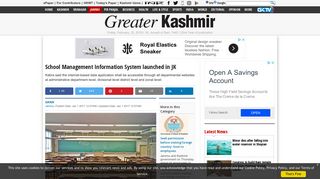School Management Information System ... - Greater Kashmir