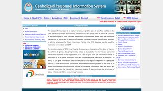 Jammu & Kashmir Centralized Personnel Information System