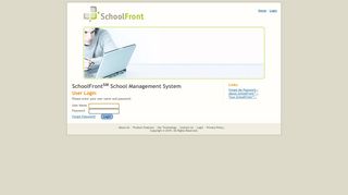 SchoolFront: School Management System Login