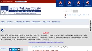 SchoolMessenger App FAQs - Prince William County Public Schools