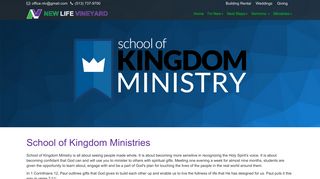 School of Kingdom Ministries - New Life Vineyard Church
