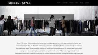 learn how to become a stylist today - School of Style