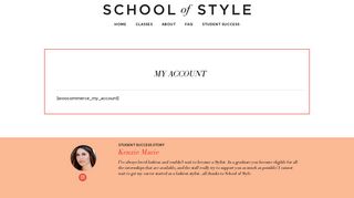 My Account - School of Style