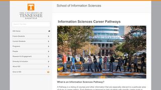 Information Sciences Career Pathways | School of ... - UTK SIS