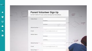 Parent Volunteer Sign Up - School Management System - Online ...