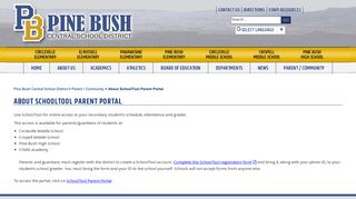About SchoolTool Parent Portal | Pine Bush Central School District