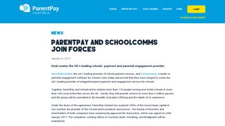 ParentPay and Schoolcomms join forces - ParentPay