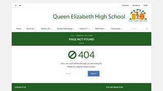 Schoolcomms - Queen Elizabeth High School