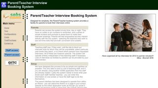 Parent/Teacher Interview Booking System - SOBS - School Online ...