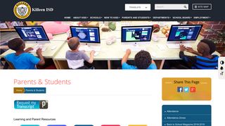 KISD Students and Parents Resources | KISD - Killeen ISD