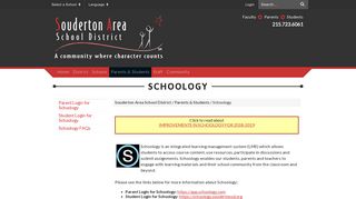 Schoology - Souderton Area School District