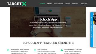 Schools App - TargetX | Student Lifecycle Solution for Higher ...